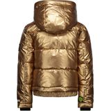 Super Rebel Meisjes Spicey Metallic Ski Jacket Rose Gold Metal