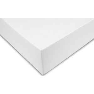 Zo!Home Hoeslaken satinado fitted sheet white 180 x 200 cm