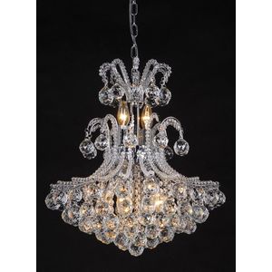 LumiLamp Kroonluchter 60-180 x Ø50 cm ijzer glas hanglamp