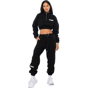 Tom Barron - Casual Cropped Fleece - Trainingspak - Dames - Oversized