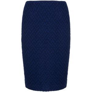 Kokerrok - Gebreide Jacquard - Knielang