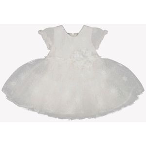 Monnalisa - 39E9055002 - Jurk - Wit/Blauw - Disney Grafische Print