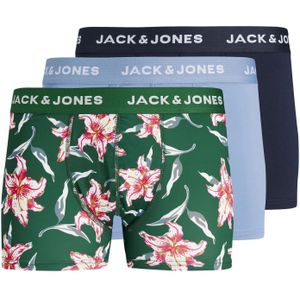 Jack & Jones Boxershorts heren microfiber jacfloral trunks 3-pack