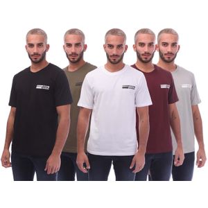 Jack and Jones - Speed - T-shirts - Multi - 5 Pack