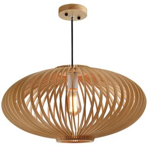 QUVIO Hanglamp hout rond 58cm quv5045l-wood