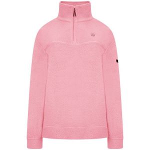 Dare2b - Dames Context Borg Fleece Top - Lange Mouwen - Hoge Hals - Halve Rits