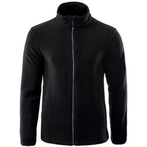 Hi-Tec - Heren Nader - Fleece Jas - Zwart - 100% Polyester, Ademend, Lichtgewicht, Vochtafvoerend, Thermisch
