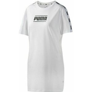 Puma - 579558 02 - Sport Jurk - Wit - Korte Mouw Crew Hals