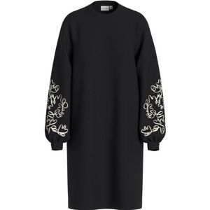 Vila Visiffi emb o-neck ls sweat dresslc -