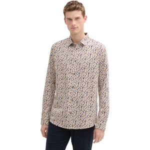 Tom Tailor Fitted printed stretch shirt