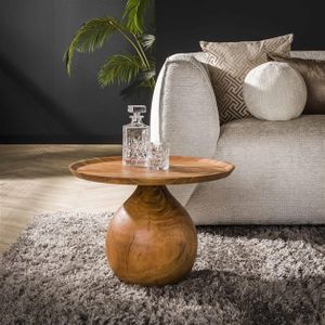 Hoyz salontafel voet rond acacia naturel