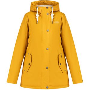 ICEBOUND - Gewatteerd Regenjack - Mosterd - Dames