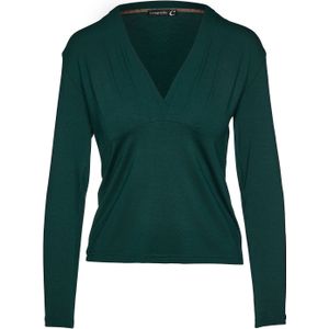 Groente - Imitatiewikkeltop - Lange Mouwen - Duurzame Stretchjersey