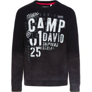 Camp David - Sweatshirt - Troyerkraag - Heren