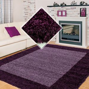 Muratap Basic shaggy kader vloerkleed hoogpolig- 80x150 cm