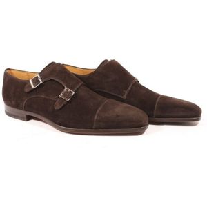 Magnanni 16016 suede gespschoenen
