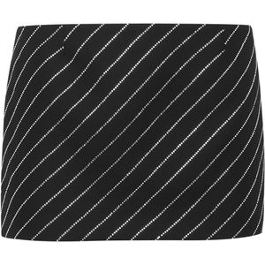 Philipp Plein - Mini Rok - Zwart - Rayonmix Cady