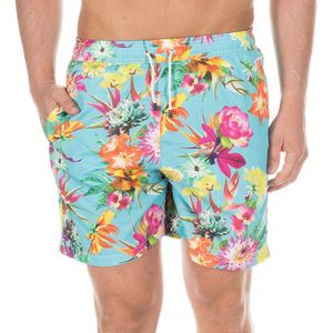 Hackett - Turquoise-Floral Multicolor - Zwembroek - 100% Polyester