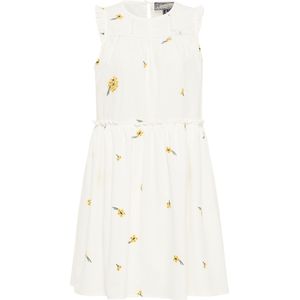 DreiMaster - Midi-jurk - Gebroken Wit Geel