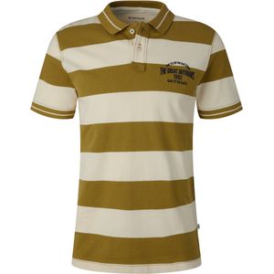 Tom Tailor Striped polo with embro