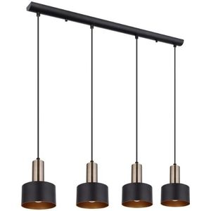 Globo Industriële hanglamp swinni l:80cm e27 metaal -