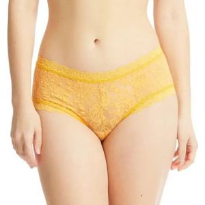 Hanky Panky - Rolled Boy Short - Oranje - 100% Nylon - Middelhoge Stijging