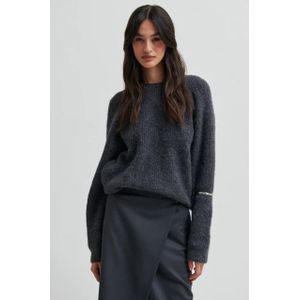 Second Female - 7003 - Pullover - Donkergrijs Melange