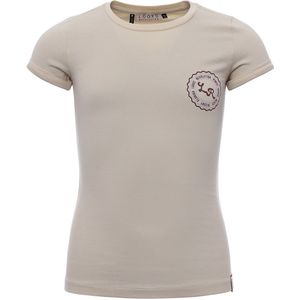 Looxs Revolution Zandkleurig t-shirt voor meisjes in de kleur