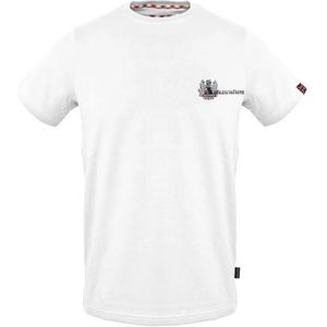 Aquascutum Te katoenen t-shirt met contrasterend logo