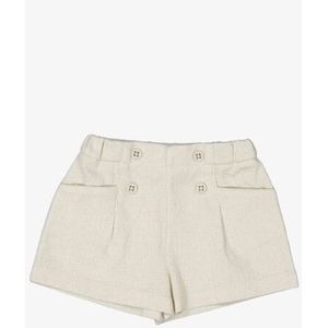 Mayoral - Short - Bone - Tweed Kwaliteit - Elastische Tailleband