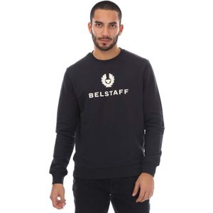 Belstaff - Signature Crewneck Sweatshirt - Marineblauw - Heren