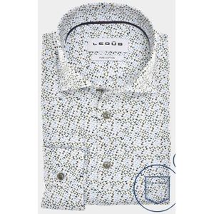 Ledub - LE24301 - Business Hemd - Blauw - Lange Mouw