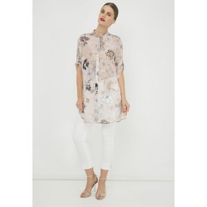 Lang T-shirt - Zomerhemd - ¾ Mouwen - 100% Katoen - Met Zijsplitten