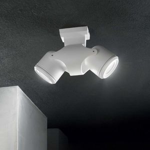 Ideal Lux xeno plafondlamp aluminium gu10 wit
