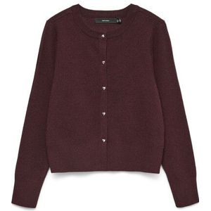 Vero Moda - Vmkacy Ls O-neck Cardigan - Winetasting - Dames