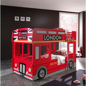 Lucevi carbeds london bus stapelbed 90x200cm -