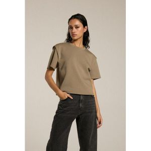 Homage to Denim H-cw25m05 top with shoulder detail