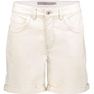 Geisha - 51314-10 - Korte Denim Shorts - Ecru Raw