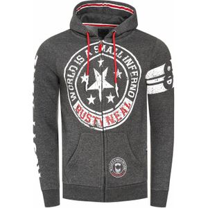 Rusty Neal - Sweatshirt - Heren - Normale Pasvorm - Capuchon