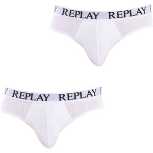 Replay - Ondergoed - Wit - Katoenen Slip - Heren