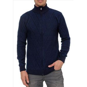 Rusty Neal heren vest kabel - gebreid italianstyle