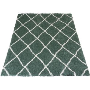 Veer Carpets Vloerkleed jeffie green 80 x 150 cm