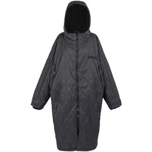 Regatta - Gewatteerde Badjas - Zwart - 100% Nylon, Voering: Borg Fleece, Duurzaam, WR Cire afwerking