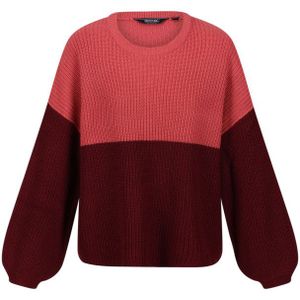 Gebreide Trui - Kleurenblok - 100% Acryl - Lange Mouwen - Crew Neck