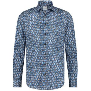 Blue Industry Katoenen print overhemd