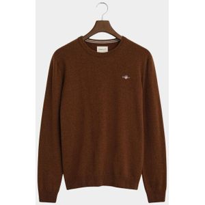 Gant - Pullover - Bruin - SUPERFINE LAMBSWOOL - C-NECK - 87211/229