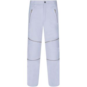 Heren Jeans - Ancona - Leren - Zwart - Met Ritssluiting