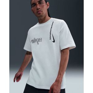 NIKE - u nsw tee m90 swoosh sport - Sport T-shirt - Wit - Korte Mouw Heren