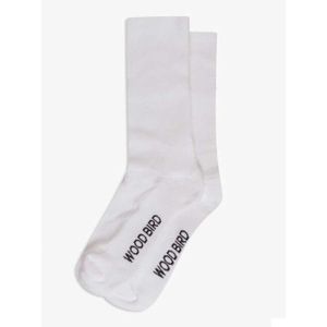 Woodbird Socks white 2016-002