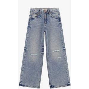 Palazzo-Jeans - Spijkerbroek - Hoge Taille - Wijde Pijp